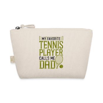 Drôle de joueur de tennis raquette papa - Trousse biologique - nature - Devant