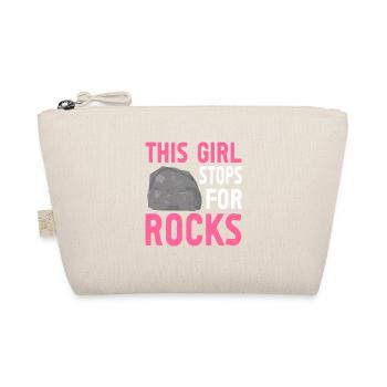 This Girl Stops For Rocks Geology Geologist - Bio-Täschchen - Natur - Vorne