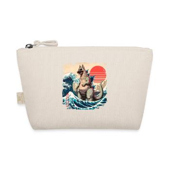 Funny Monster German Shepherd Dogzilla Anime Manga - Organic Pouch - nature - Front