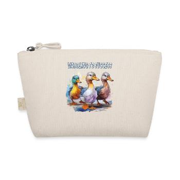 DUCK WADDLING TO SUCCESS - Organic Pouch - nature - Front