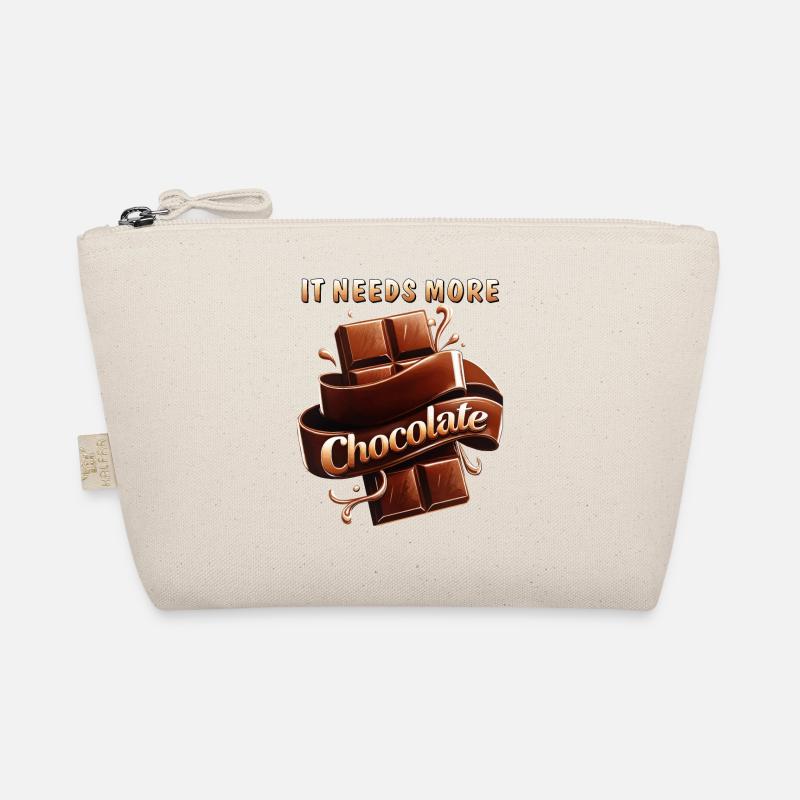 IT NEEDS MORE CHOCOLATE Bio-Täschchen