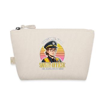 Safety Officer Trust Me I'm A Safety Manager - Organic Pouch - nature - Front