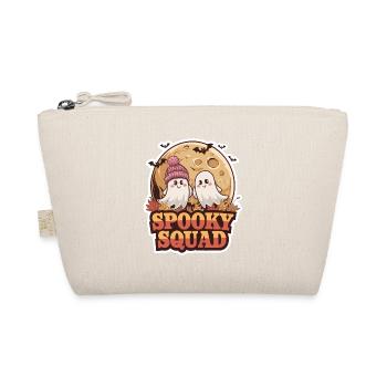 Halloween Spooky Squad Ghost with Hat - Organic Pouch - nature - Front