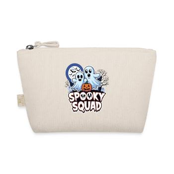 Halloween Spooky Squad Ghost with Hat - Organic Pouch - nature - Front