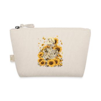 Skeleton Flowers - Organic Pouch - nature - Front