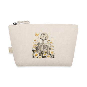 Skeleton Flowers - Organic Pouch - nature - Front