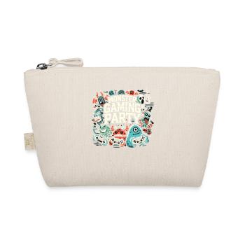 Gamer monster gaming party design - Organic Pouch - nature - Front