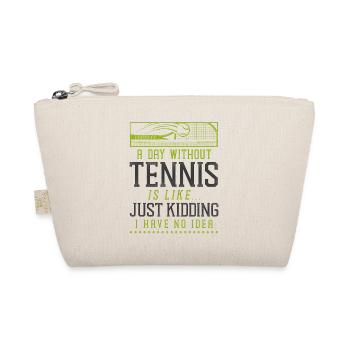 Raquette de joueur de tennis drôle un jour - Trousse biologique - nature - Devant