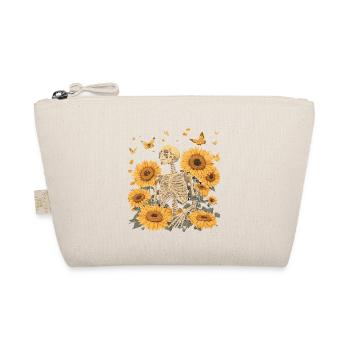 Skeleton Flowers - Organic Pouch - nature - Front