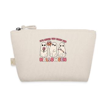 It's never too early for Halloween groovy ghost - Organic Pouch - nature - Front