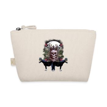 Mystical Halloween Ghost Ghosts Horse King - Organic Pouch - nature - Front