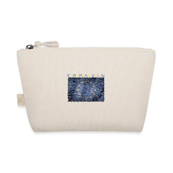 EU Flag Art Design Europe Euro Brussels - Organic Pouch - nature - Front