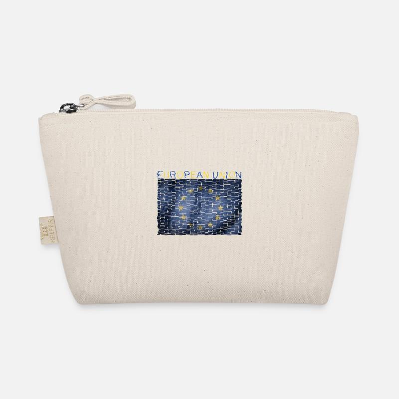 Drapeau de l’UE Art Design Europe Euro Bruxelles Trousse biologique