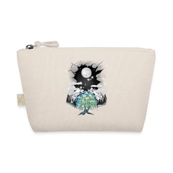 mystical nature wilderness tree trees full moon - Organic Pouch - nature - Front