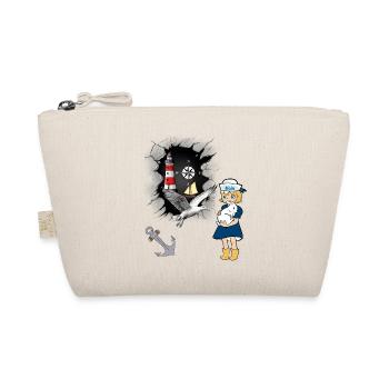 Seagull Lighthouse Maritime Compass Anchor Seagulls - Organic Pouch - nature - Front
