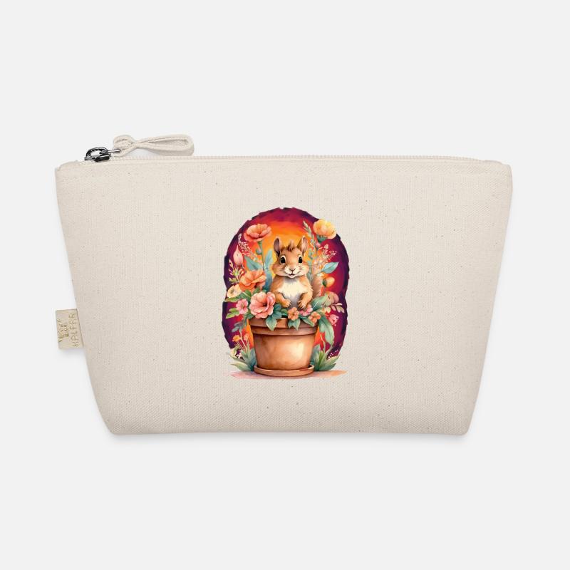 Enfants Enfant Écureuil Fleurs Conte de fées Bébé Trousse biologique
