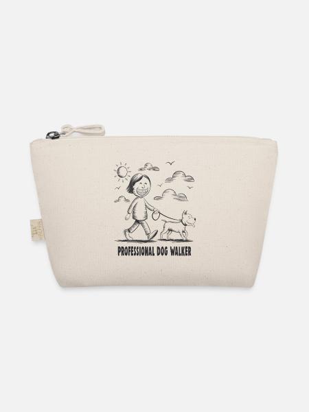 Pitbull Pet Dog Animal Lover - Organic Pouch - nature - Front