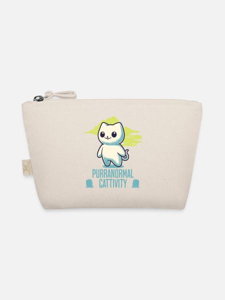 Purranormal Cattivity Spooky Cat Lover - Trousse biologique - nature - Devant