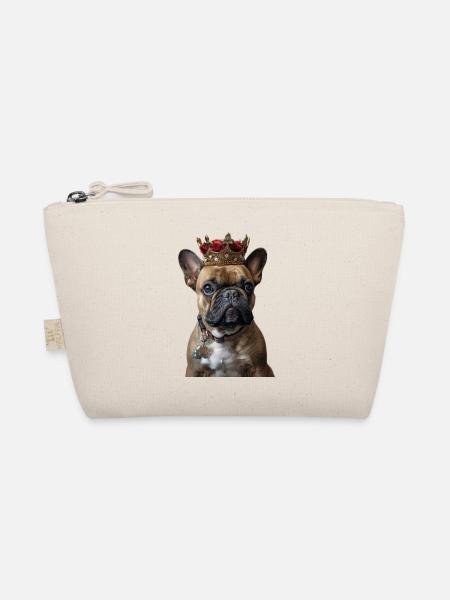 French Bulldog - Organic Pouch - nature - Front