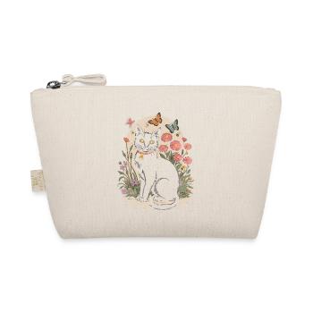 Cottagecore avec chat noir et - Trousse biologique - nature - Devant