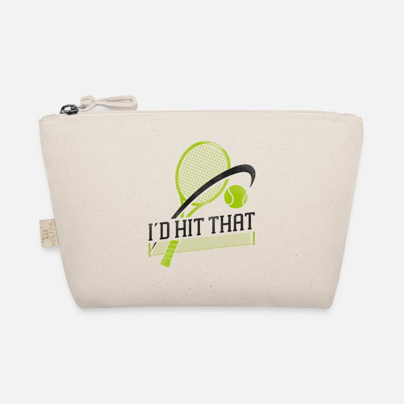 Funny Tennis Player Racket I'd Hit Bio-Täschchen
