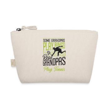 Drôle de joueur de tennis raquette grand-père - Trousse biologique - nature - Devant