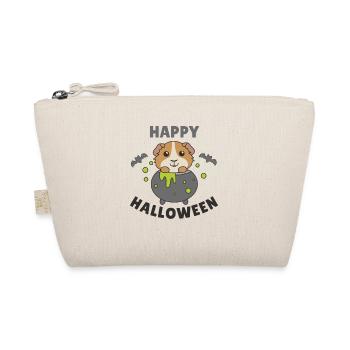 Cochon d’Inde Joyeux Chaudron de Sorcière d’Halloween - Trousse biologique - nature - Devant