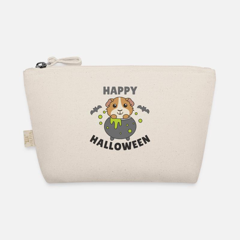 Cochon d’Inde Joyeux Chaudron de Sorcière d’Halloween Trousse biologique