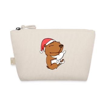 Capybara Capybara Capybaras Noël - Trousse biologique - nature - Devant
