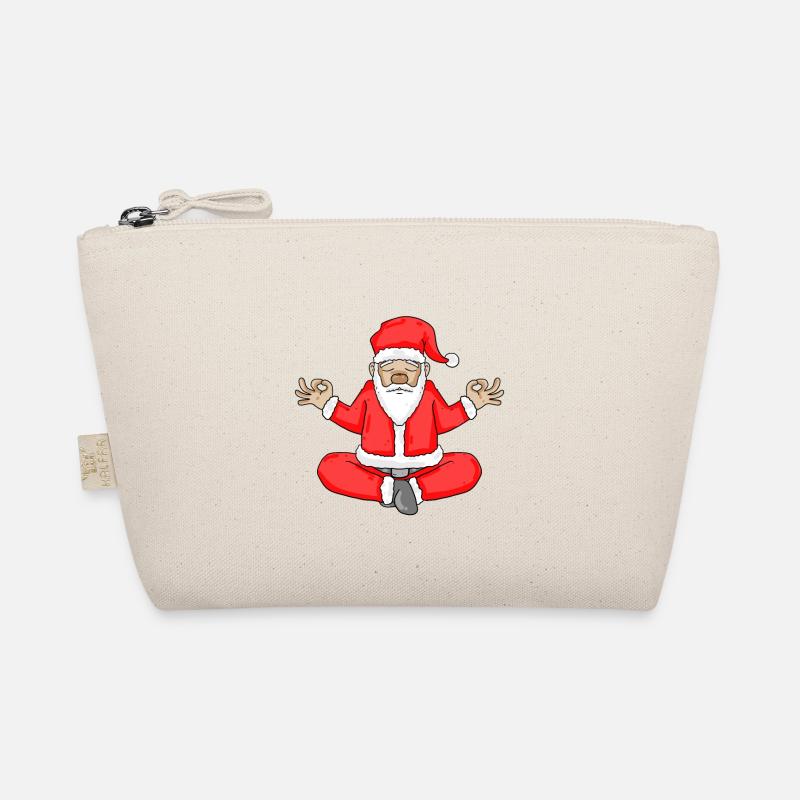 Weihnachtsmann Yoga Geist Körper Bio-Täschchen