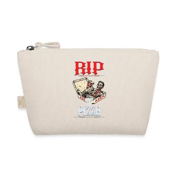 Spooky Funny Pizza Lover Zombie - Organic Pouch - nature - Front