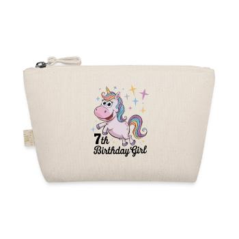 Licorne 7e anniversaire fille - Trousse biologique - nature - Devant