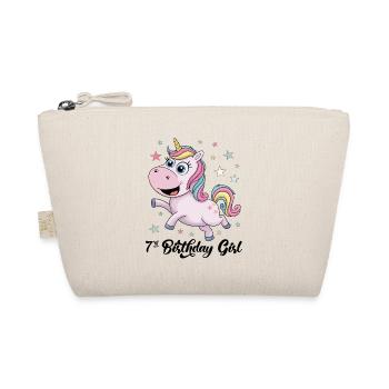 Licorne 7e anniversaire fille - Trousse biologique - nature - Devant