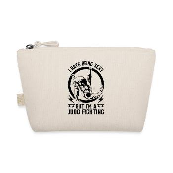 I hate being sexy but I'm a Judo Fighter - Organic Pouch - nature - Front