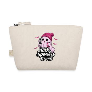 lHalloween Ghost Funny Talk Spooky To Me - Trousse biologique - nature - Devant