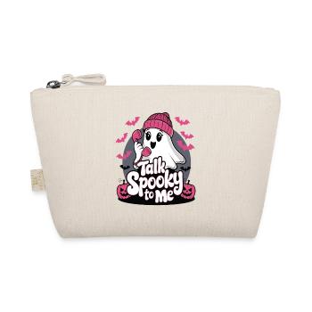 Halloween Ghost Funny Talk Effrayant pour moi - Trousse biologique - nature - Devant