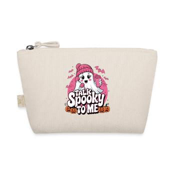 Halloween Ghost Funny Talk Effrayant pour moi - Trousse biologique - nature - Devant