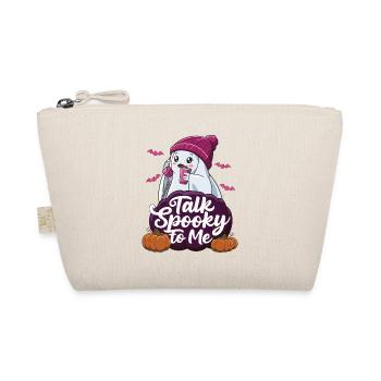 Halloween Ghost Funny Talk Effrayant pour moi - Trousse biologique - nature - Devant