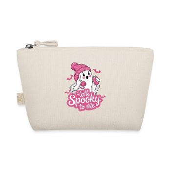 Halloween Ghost Funny Talk Effrayant pour moi - Trousse biologique - nature - Devant