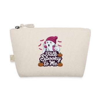 Halloween Ghost Funny Talk Effrayant pour moi - Trousse biologique - nature - Devant