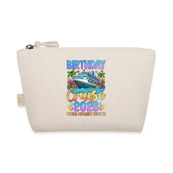 Birthday Cruise 2026 Making Memories Together - Organic Pouch - nature - Front