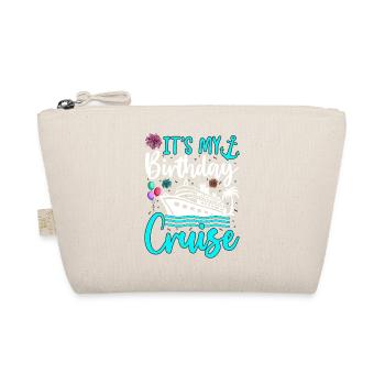 It's My Birthday Cruise - Organic Pouch - nature - Front