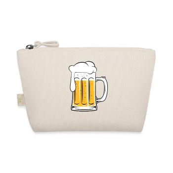 Bier Bierglas Kostüm Bierzelt Biergarten Bierkrug - Bio-Täschchen - Natur - Vorne