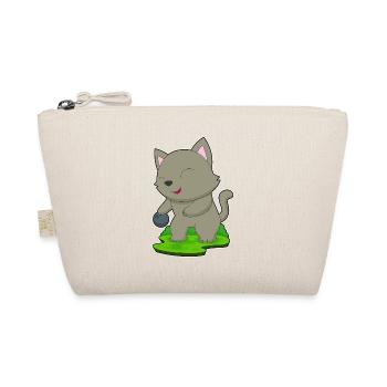 Cat Bowling Bowling Ball - Organic Pouch - nature - Front