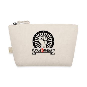 Krav Maga Fight Sport with Fist - Bio-Täschchen - Natur - Vorne