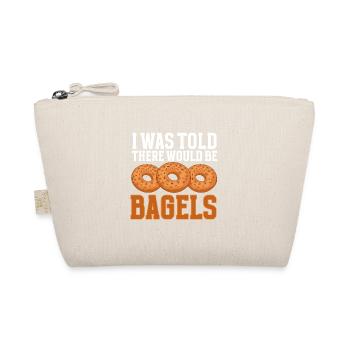 Bagel Lover Art Bagels - Bio-Täschchen - Natur - Vorne