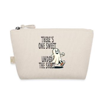 Funny Ghost Disguise Halloween Outfit - Organic Pouch - nature - Front
