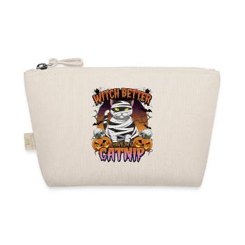 Halloween Cat Forget Candy Give Me A Cat - Bio-Täschchen - Natur - Vorne