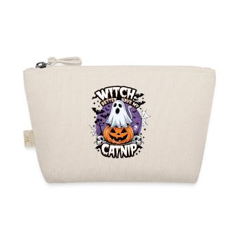 Halloween Cat Forget Candy Give Me A Cat - Organic Pouch - nature - Front