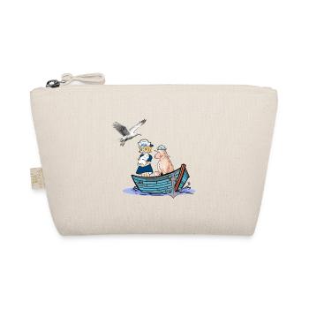 Maritime Girl Sheep North Sea Baltic Sea Travel Boat - Organic Pouch - nature - Front